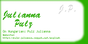 julianna pulz business card